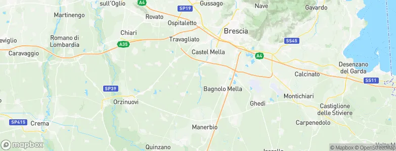 Azzano Mella, Italy Map