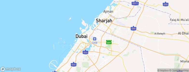 Aţ Ţawār, United Arab Emirates Map