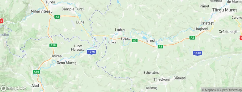 Aţintiş, Romania Map