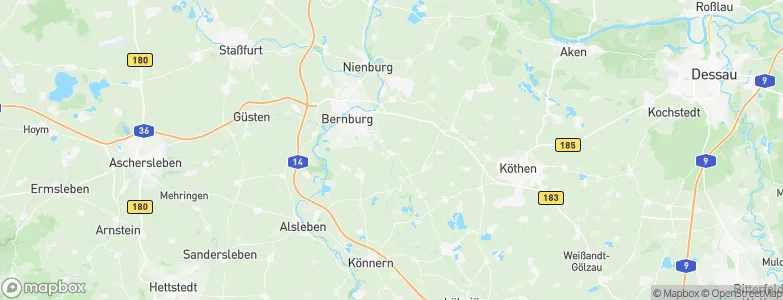 Baalberge, Germany Map