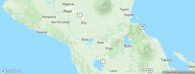Baao, Philippines Map