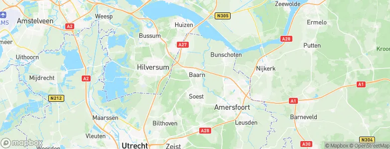 Baarn, Netherlands Map