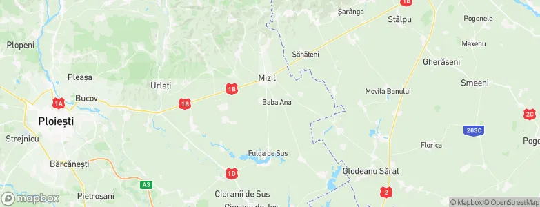 Baba Ana, Romania Map