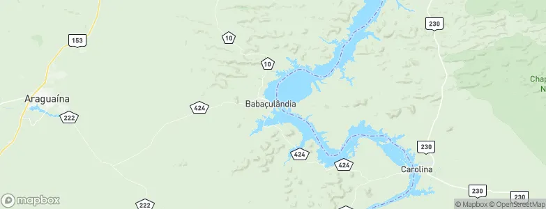 Babaçulândia, Brazil Map