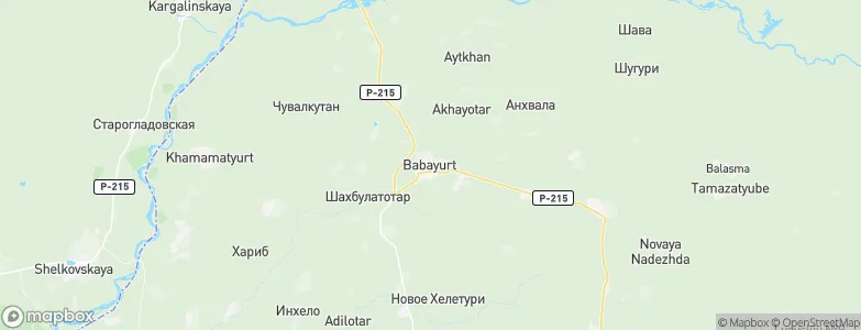 Babayurt, Russia Map