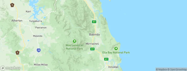 Babinda, Australia Map