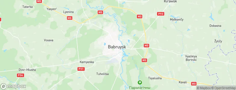 Babruysk, Belarus Map