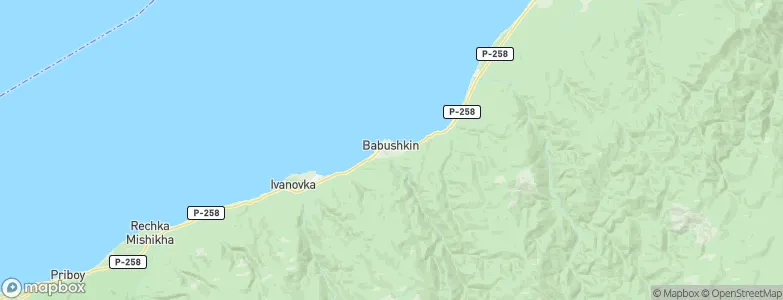 Babushkin, Russia Map
