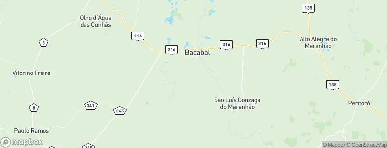 Bacabal, Brazil Map