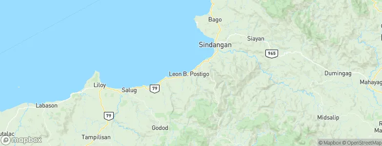 Bacangan, Philippines Map