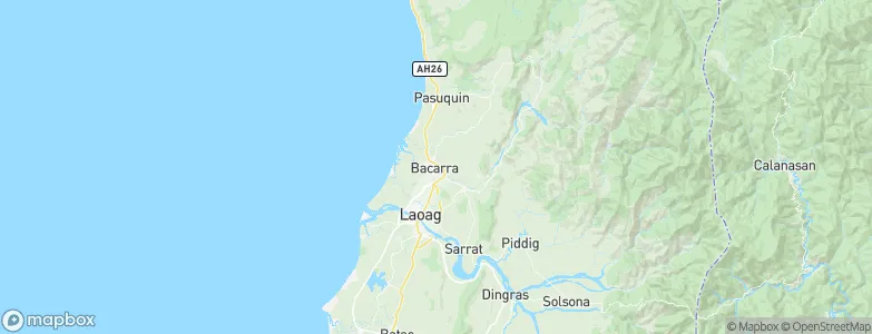 Bacarra, Philippines Map