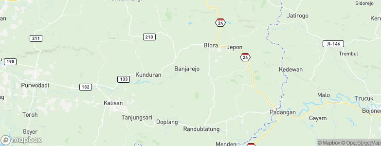 Bacem, Indonesia Map