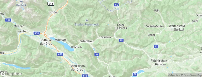 Bach, Austria Map