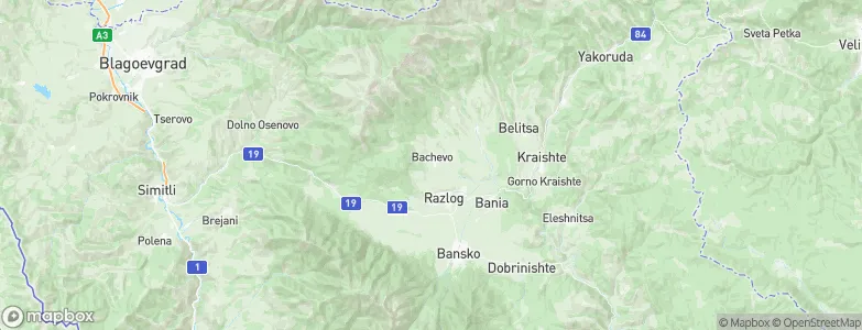 Bachevo, Bulgaria Map