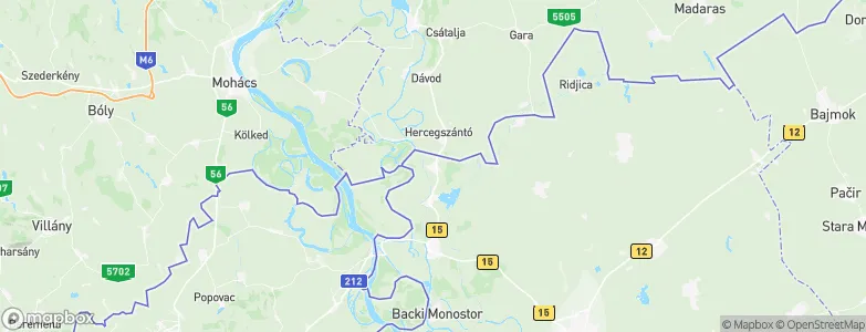 Bački Breg, Serbia Map