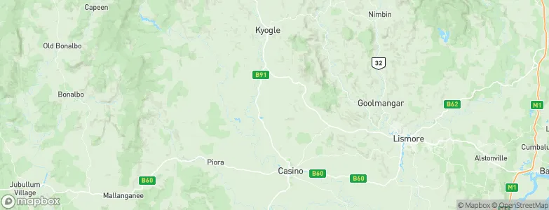 Backmede, Australia Map