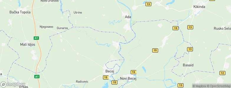 Bačko Petrovo Selo, Serbia Map