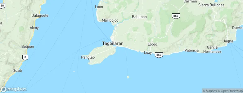 Baclayon, Philippines Map