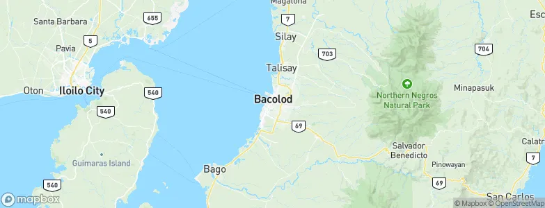 Bacolod City, Philippines Map