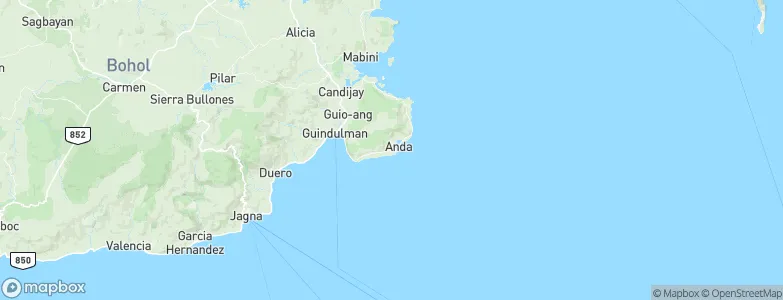 Bacong, Philippines Map