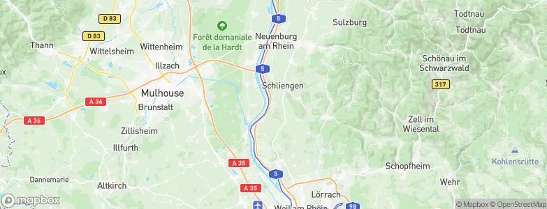 Bad Bellingen, Germany Map