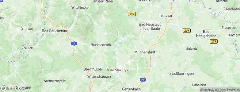 Bad Bocklet, Germany Map