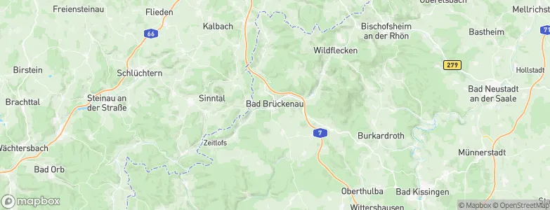 Bad Brückenau, Germany Map