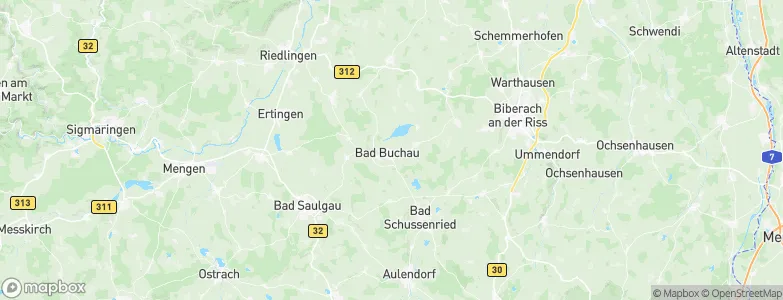 Bad Buchau, Germany Map