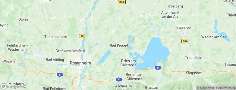 Bad Endorf, Germany Map