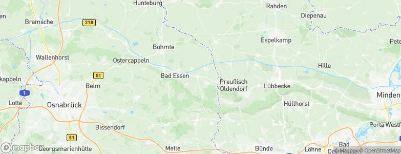 Bad Essen, Germany Map