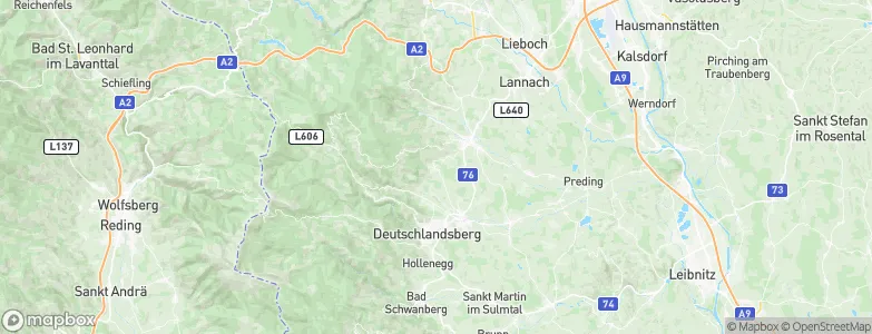 Bad Gams, Austria Map