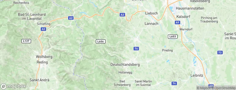 Bad Gams, Austria Map