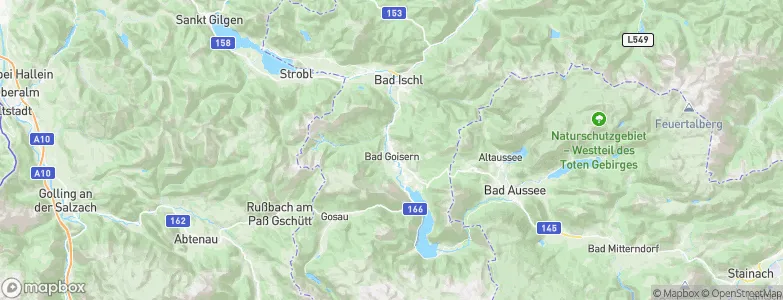 Bad Goisern, Austria Map