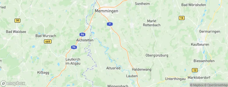 Bad Grönenbach, Germany Map