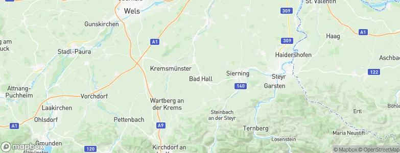 Bad Hall, Austria Map