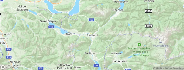 Bad Ischl, Austria Map