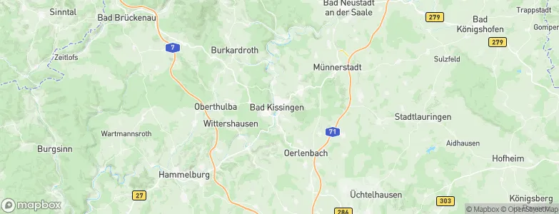 Bad Kissingen, Germany Map