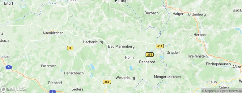 Bad Marienberg, Germany Map