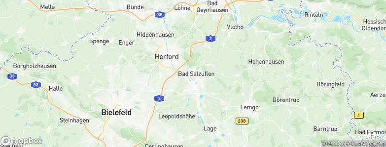 Bad Salzuflen, Germany Map