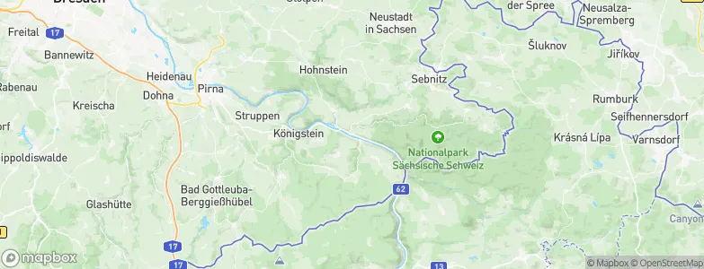 Bad Schandau, Germany Map