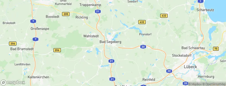 Bad Segeberg, Germany Map