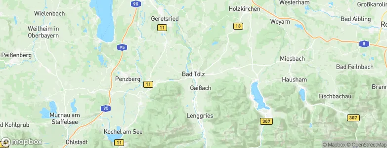Bad Tölz, Germany Map
