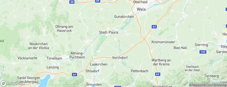 Bad Wimsbach-Neydharting, Austria Map
