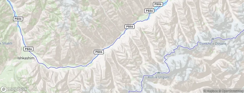 Badakhshan, Afghanistan Map