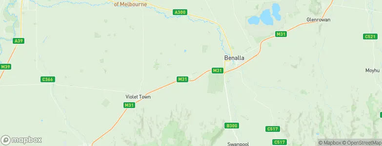 Baddaginnie, Australia Map
