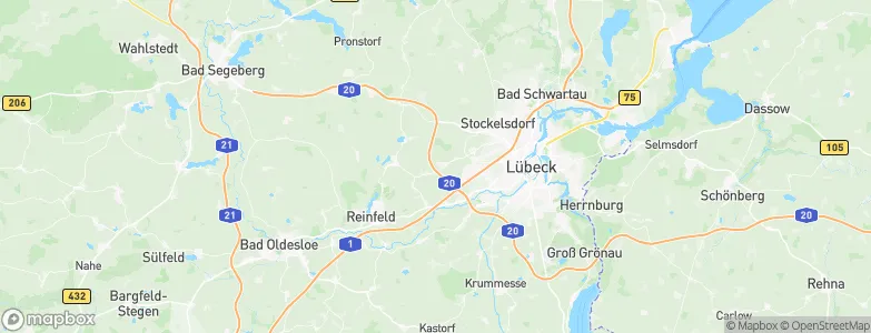 Badendorf, Germany Map