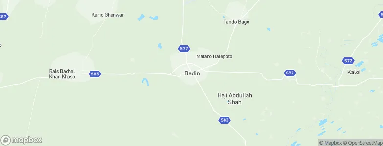 Badin, Pakistan Map