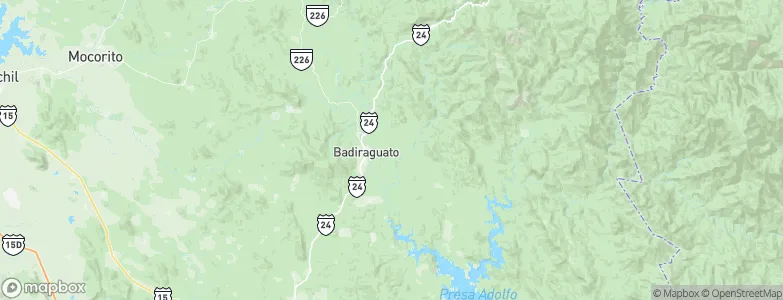 Badiraguato, Mexico Map
