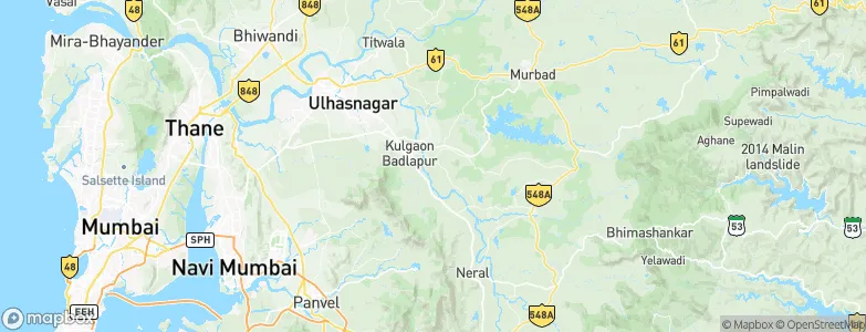 Badlapur, India Map