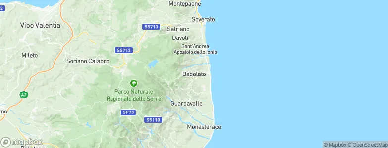 Badolato, Italy Map